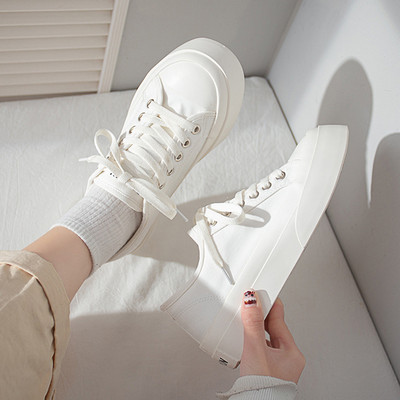 Tursked tossud Naiste Lameda platvormiga lõuendjalatsid Kevadsuvi Mood Ümara ninaga vabaajajalatsid Naiste tossud