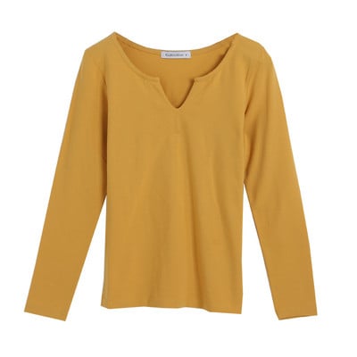 Naujo modelio moteriška prigludusi palaidinė ilgomis rankovėmis