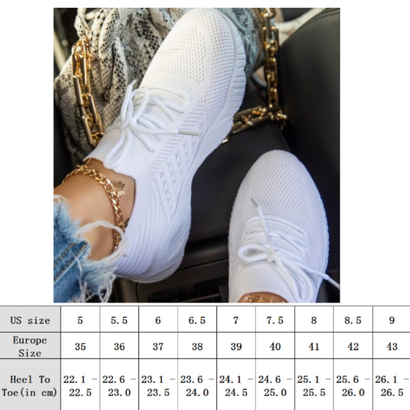 2021 m. Moteriški sportbačiai Laisvalaikiai Patogūs tinkliniai suvarstomi moteriški sportiniai batai Pleištai Stambūs moteriški vulkanizuoti moteriški didelio dydžio batai