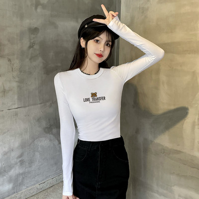 Bluză de damă cu mânecă lungă din bumbac