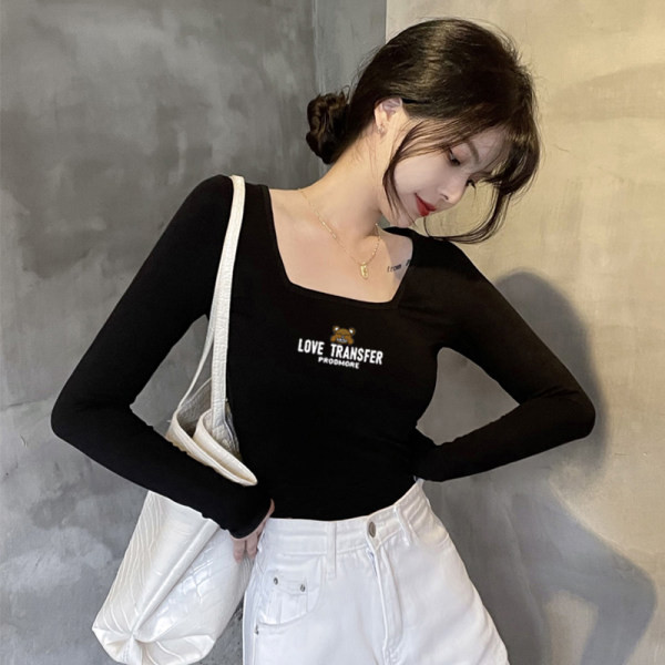 Bluză de damă cu mânecă lungă din bumbac