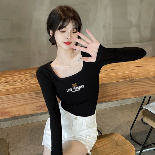 Bluză de damă cu mânecă lungă din bumbac