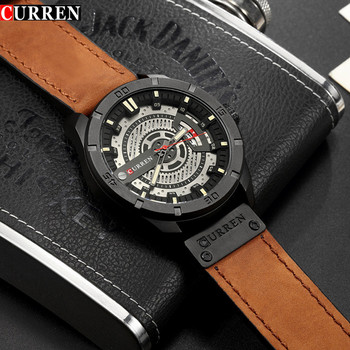 Ανδρικό ρολόι μόδας CURREN Επωνυμία Luxury δερμάτινο ανδρικό ρολόι χαλαζία Casual Sport Clock Ανδρικό Relogio Masculino Drop Ώρα αποστολής