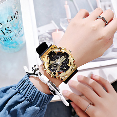 Zīmols Vīriešu rādītājs kvarca Pulkstenis Šoks Militāri Sporta Pulksteņi Modes Ūdensizturīgs Rokas pulkstenis Vīriešu Reloj Inteligente A4242