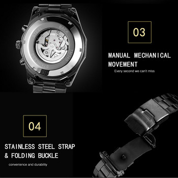 Forsining мъжки часовник кухи бизнес автоматични механични часовници водоустойчив светещ Winner мъжки ръчен часовник Relogio Masculino