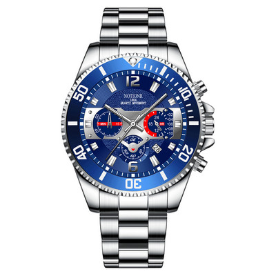 Mustkuldsed meeste kellad parima kaubamärgiga luksuslik kell meeste vabaaja roostevabast terasest meeste sportlik veekindel kvartsist käekell XFCS