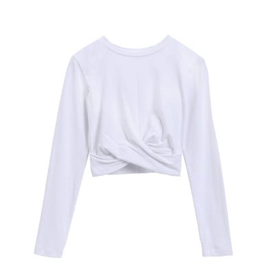 Trumpa palaidinė ilgomis rankovėmis