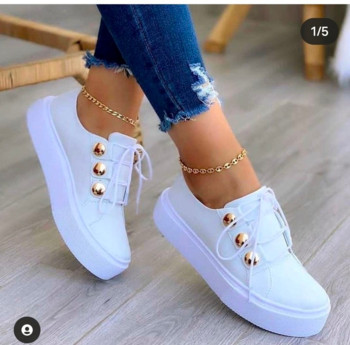 Γυναικεία Casual Παπούτσια Plus Size Λευκά αθλητικά παπούτσια Μόδα Άνοιξη Καλοκαίρι Καμβά πάνινα πάνινα παπούτσια Γυναικεία πλατφόρμα Vulcanize Παπούτσια Zapatilla Mujer