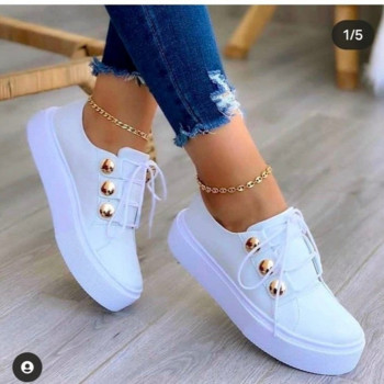 Γυναικεία Casual Παπούτσια Plus Size Λευκά αθλητικά παπούτσια Μόδα Άνοιξη Καλοκαίρι Καμβά πάνινα πάνινα παπούτσια Γυναικεία πλατφόρμα Vulcanize Παπούτσια Zapatilla Mujer