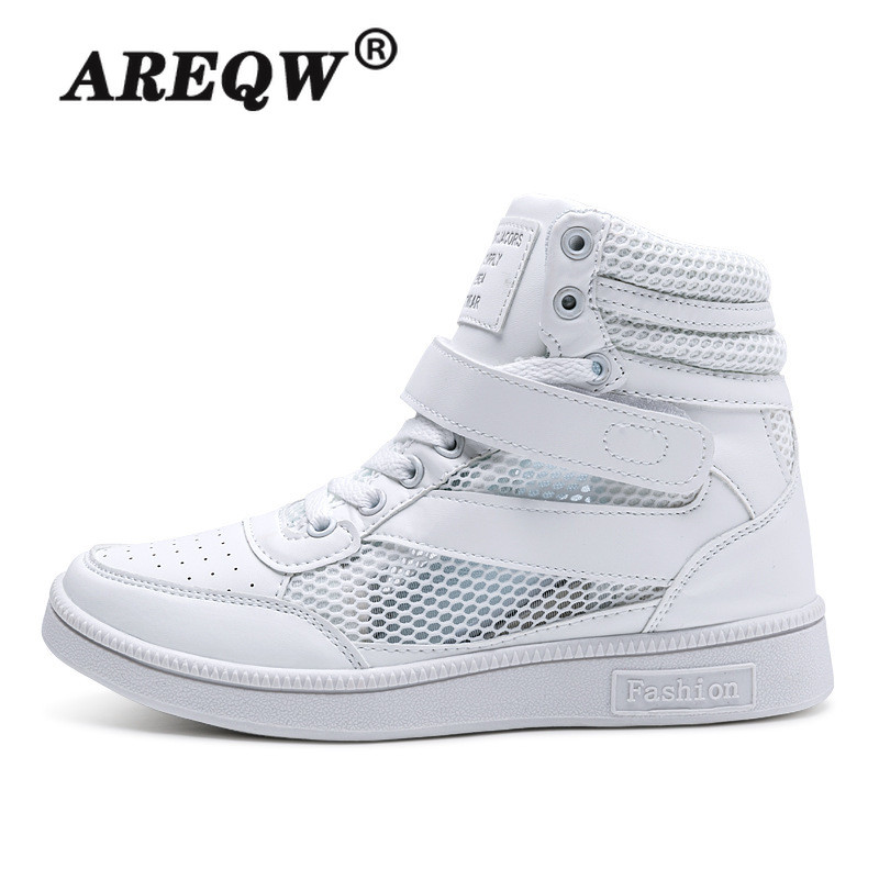 Proljetne ženske čizme Čizme s platformom od umjetne antilop kože Cipele sa skrivenom petom Visoke tenisice Ležerne cipele za žene Gležnjače