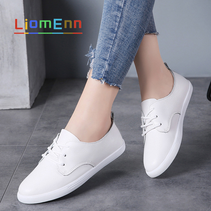 Naiste valged tossud, naiste valged nahast sportlikud vabaajajalatsid Naiste 2021. aasta kevadsuvi tennised Naiste naiste jalatsid