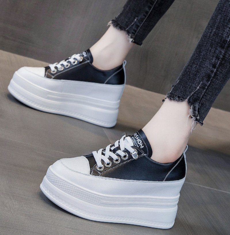 Moteriški balti sportbačiai madingi sportbačiai su platforma Nauji rudeniniai moteriški batai moterims laisvalaikio batai laukiniai aukštakulniai, moteriški laisvalaikis