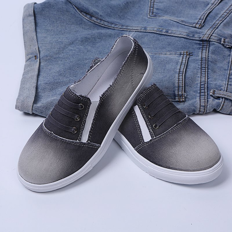 Naiste lõuendist kingad 2022 vabaaja lõuendist kingad Naiste mugavad libisemiskingad Naiste pluss Szie moodsad lamedad jalanõud Zapatillas De Mujer