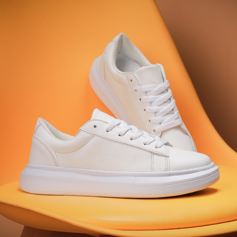 Moiphengi valged kingad, naiste tossud, vulkaniseeritud kingad, nööriga vabaajajalatsid, suures suuruses 35–45 hingavad, kõndivad meeste tasapinnalised jalanõud