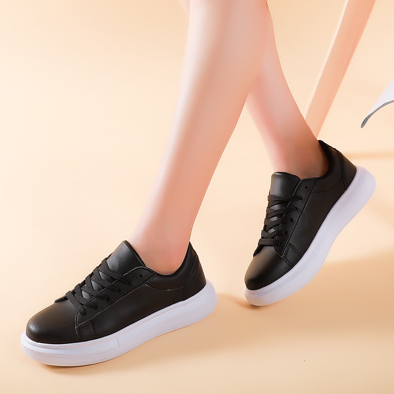 Moiphengi valged kingad, naiste tossud, vulkaniseeritud kingad, nööriga vabaajajalatsid, suures suuruses 35–45 hingavad, kõndivad meeste tasapinnalised jalanõud