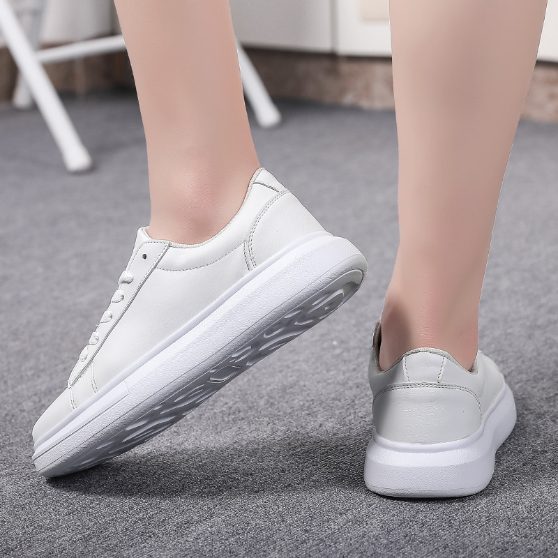 Moiphengi valged kingad, naiste tossud, vulkaniseeritud kingad, nööriga vabaajajalatsid, suures suuruses 35–45 hingavad, kõndivad meeste tasapinnalised jalanõud