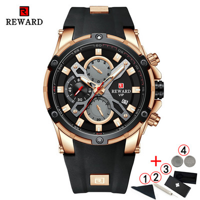 Reward Wrsit Meeste Käekellad Populaarseimad luksusbrändid Sport Chronograph Kuldne meeste käekell Armee sõjaväekell meestele Reloj Hombre 2021