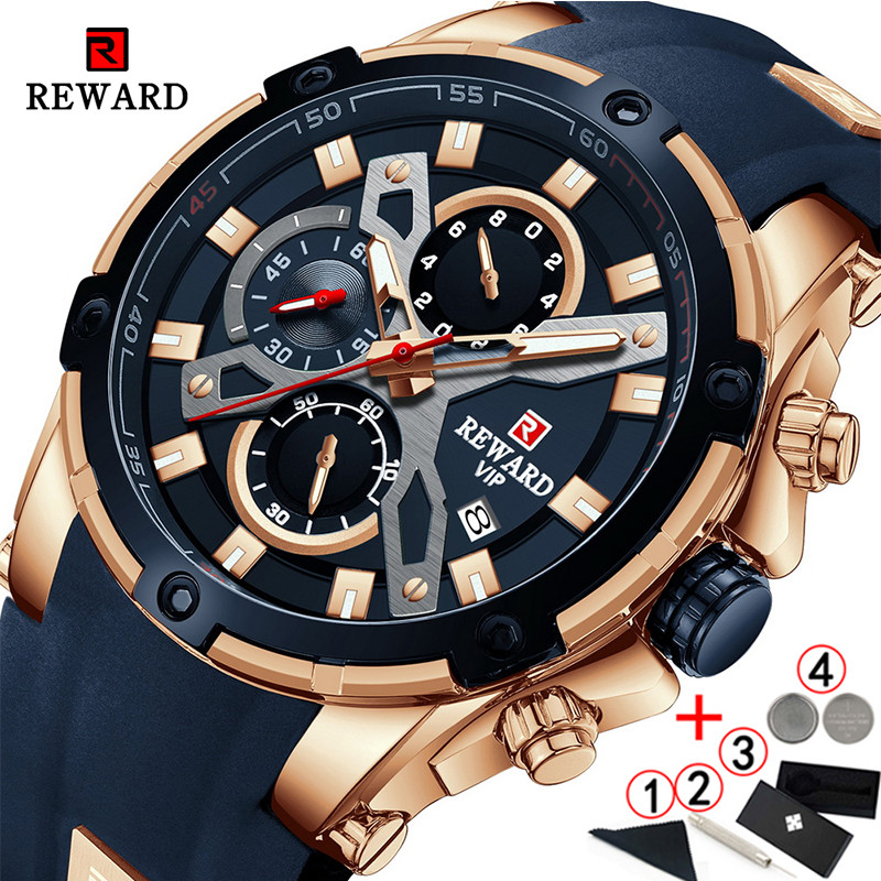 Reward Wrsit Meeste Käekellad Populaarseimad luksusbrändid Sport Chronograph Kuldne meeste käekell Armee sõjaväekell meestele Reloj Hombre 2021