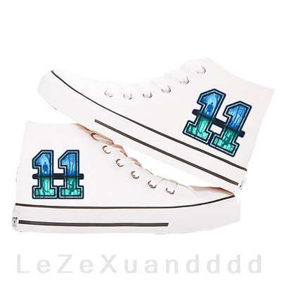 Stranger Things Sportas Drobiniai sportbačiai Moteriški Batai Mada Laisvalaikis vulkanizuota plokščia avalynė Moteriška platforma Aukštos viršūnės espadrilės