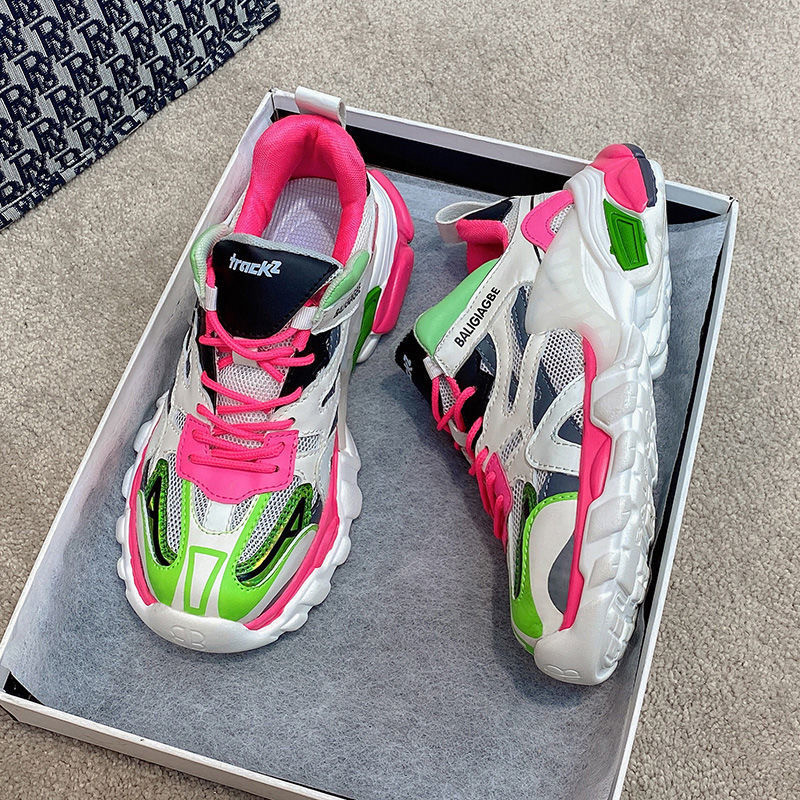 LLUUMIU ženske debele tenisice 2021. nova marka moda proljeće ljeto ležerne cipele Debeli donji dio Ženske sportske cipele velika veličina 43 44