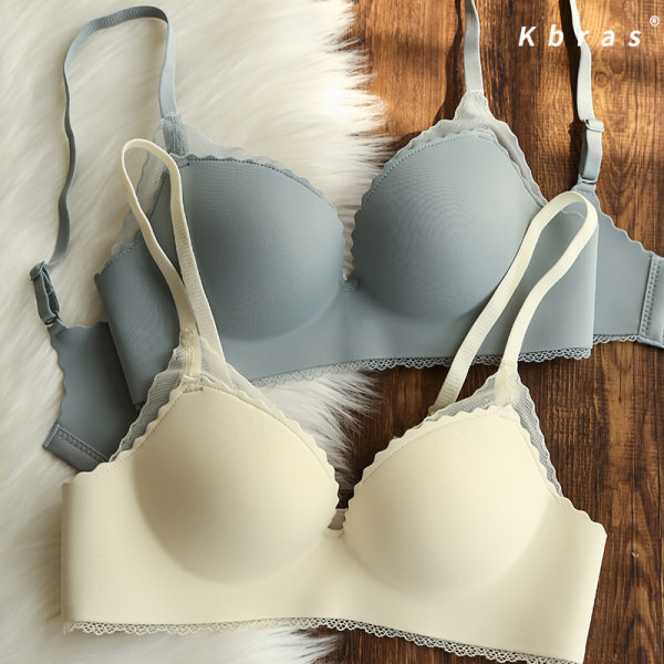 Naiste õmblusteta pitsrinnahoidja reguleeritavate rihmade ja kaheosalise komplektiga