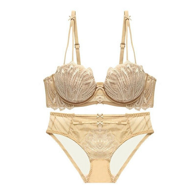 Uue mudeli naiste intiimne rinnahoidja ja tikandiga aluspükste komplekt