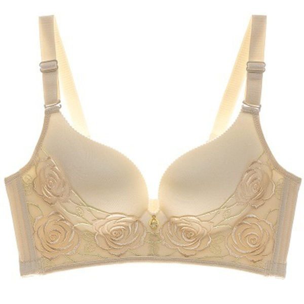 Moteriškas komplektas su siuvinėjimu - liemenėlė ir kelnaitės