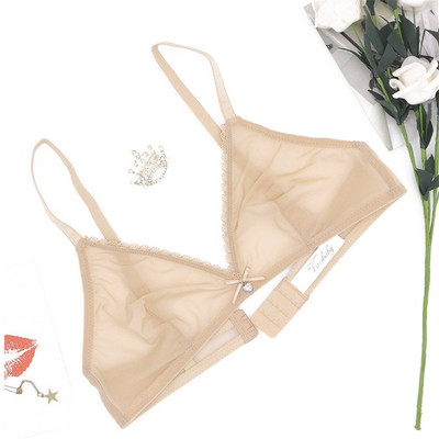 Naiste naistepesu rinnahoidja ja stringide komplekt võrguga