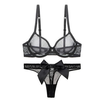 Intim női fehérnemű kétrészes melltartó és tanga szalaggal