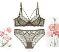 Moekas naiste pitsist rinnahoidja ja bikiinikomplekt