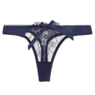 Intiimsed naiste stringid paela ja tikandiga