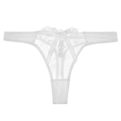 Intiimsed naiste stringid paela ja tikandiga