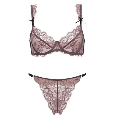 Intimno žensko donje rublje sa čipkom - dva dijela
