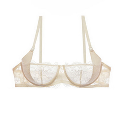 Moteriška nėriniuota liemenėlė be paminkštinimo