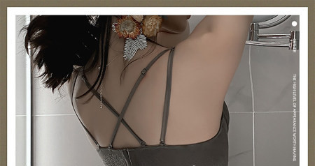 Női alkalmi melltartó típusú fehérnemű, kereszt pántokkal