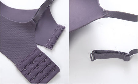 Švarus besiūlių apatinių modelis - liemenėlė arba komplektas su bokseriais