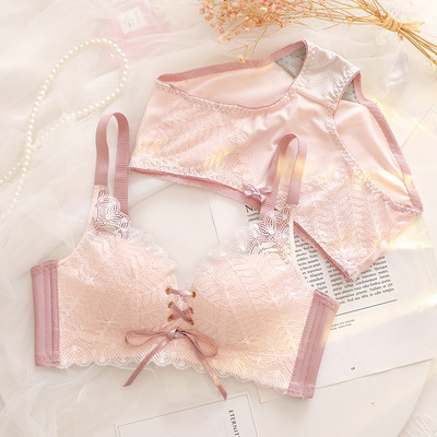Intiimne naiste pitspesu – nööriga rinnahoidja ja aluspükste komplekt