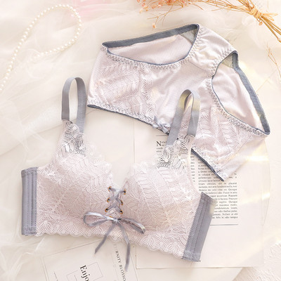 Intiimne naiste pitspesu – nööriga rinnahoidja ja aluspükste komplekt