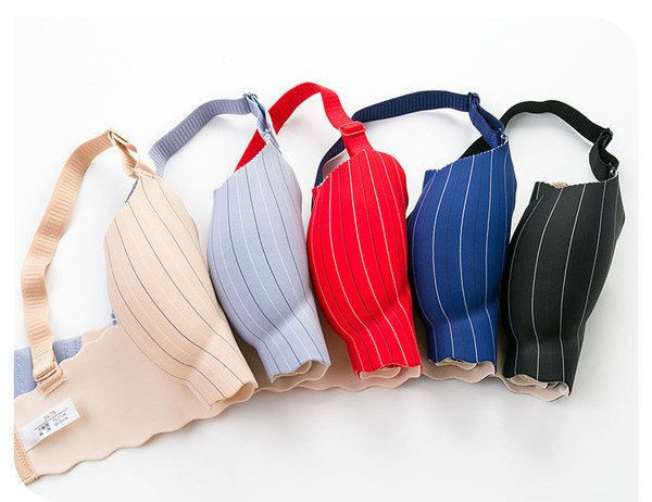 Sutien de damă cu dungi în diferite culori