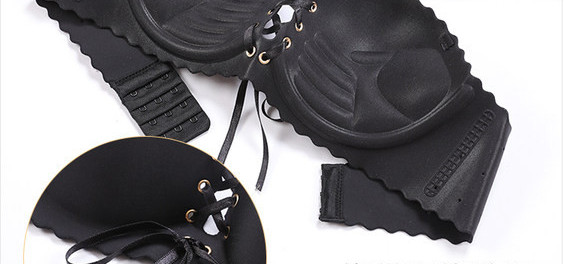 Vienspalvė moteriška liemenėlė be petnešėlių