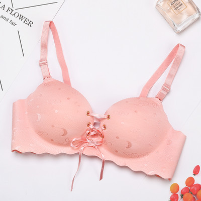 Moteriška liemenėlė su paminkštinimu ir raišteliais