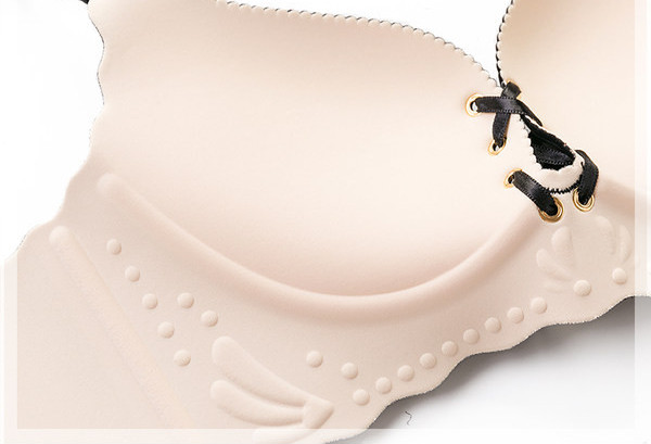 Set de sutien și chiloți cu talie înaltă pentru femei fără cusături