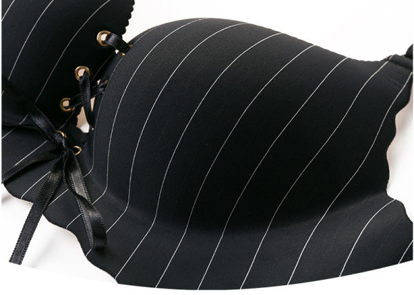 Set de sutien și chiloți cu talie înaltă pentru femei fără cusături