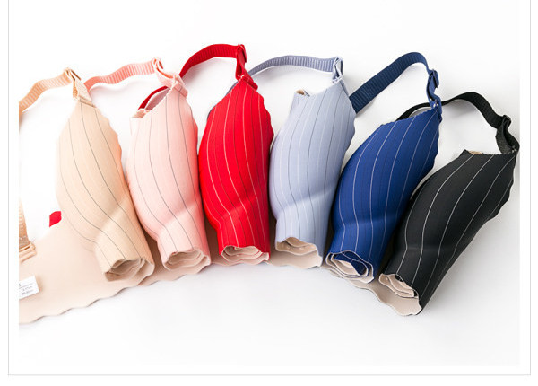 Set de sutien și chiloți cu talie înaltă pentru femei fără cusături