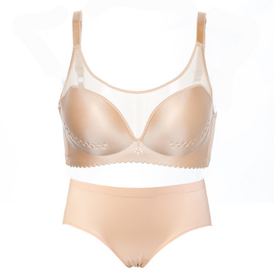 Moteriška liemenėlė su paminkštinimu ir tinkline dalimi