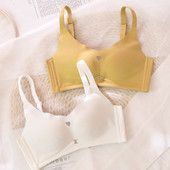 Moteriški intymūs besiūliai apatiniai dviejų dalių rinkinys, reguliuojamo dirželio liemenėlė ir kelnaitės aukštu liemeniu