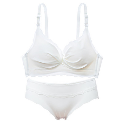 Intiimne naiste õmblusteta aluspesu kaheosaline rinnahoidja ja aluspükste komplekt