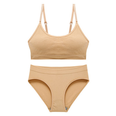 CINOON besiūlių liemenėlių rinkinys Push Up liemenėlė+ kelnaitės Brassiere fitneso apatinis trikotažas apatinis trikotažas moteriškas minkštas patogus seksualus, elastingas kostiumas