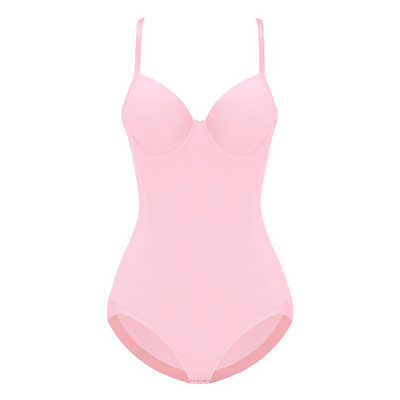 Underwire fehér Body Női Alakformáló Stretch Egyszínű Selymes Fehérnemű Body Formák