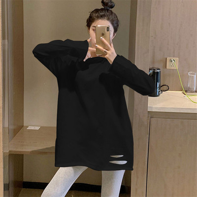 Γυναικεία casual μπλούζα με φαρδύ σχέδιο